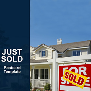 Just Sold Postcard Template